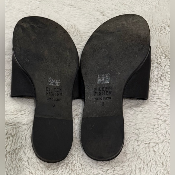 **Eileen Fisher Kore Slide Sandals – Women’s Size 6, Black** - Picture 5 of 5
